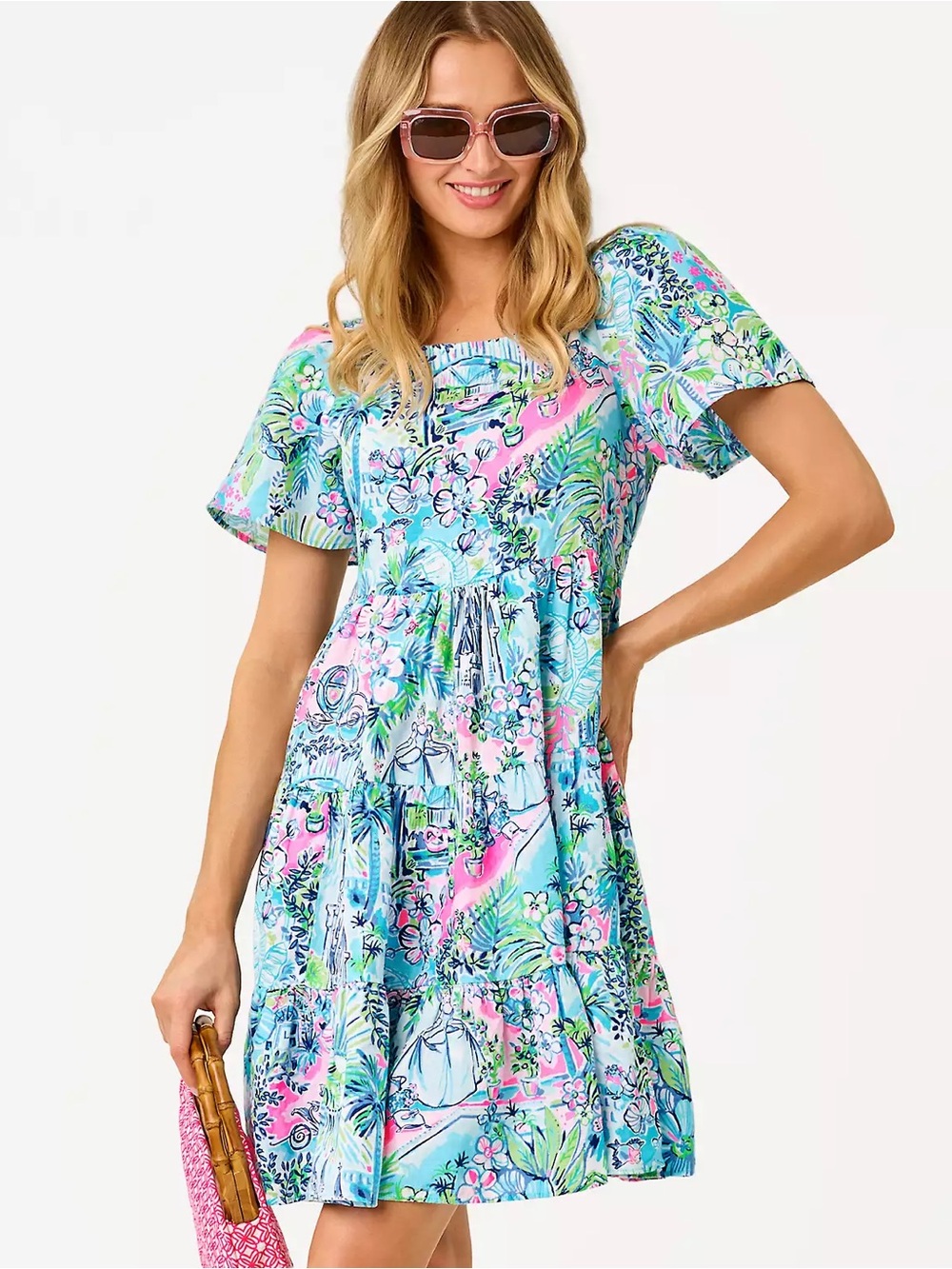 Lilly Pulitzer x Disney Parks Exclusive Cinderella Jocelyn Linen Dress XL • NWT
